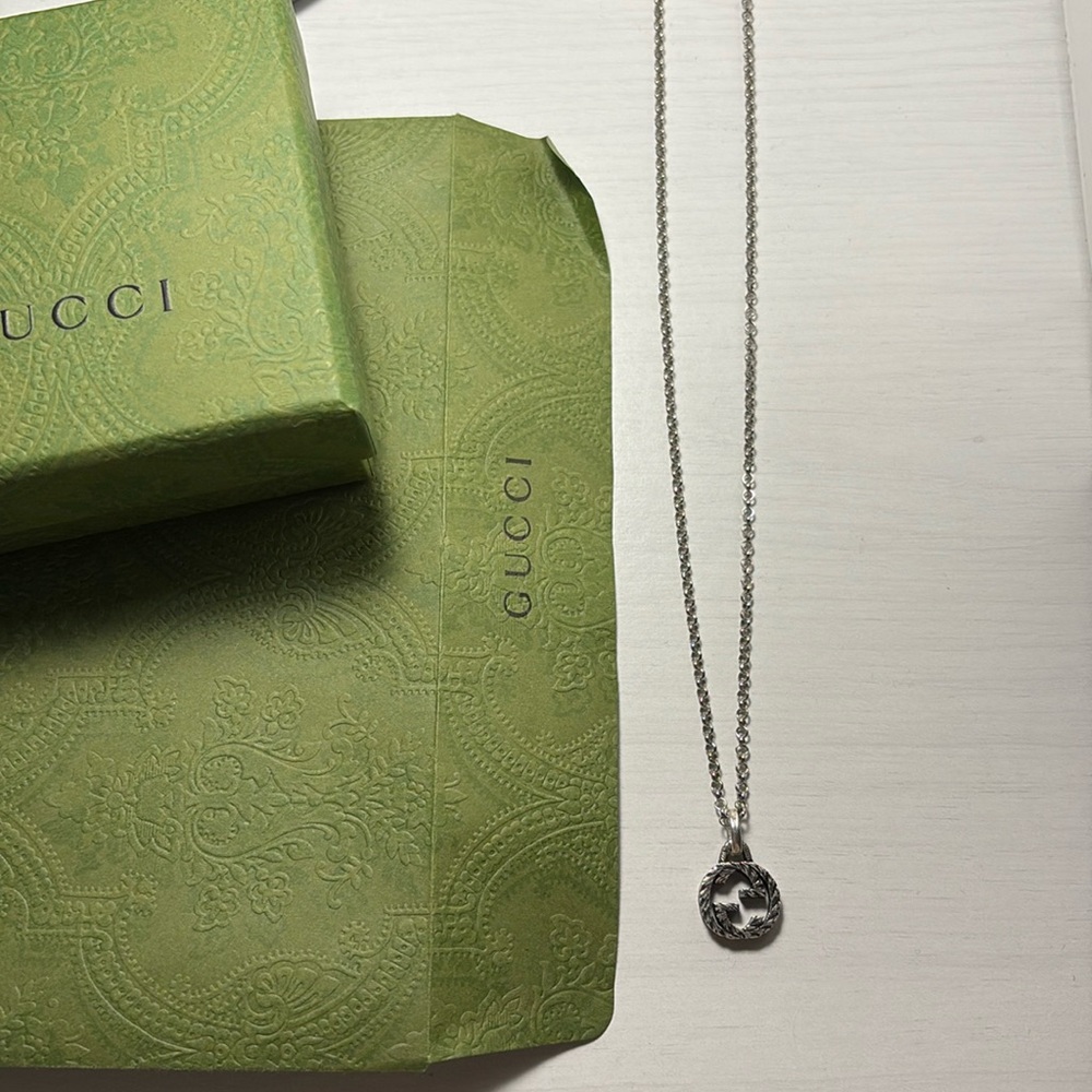 Gucci Interlocking Pendant Necklace